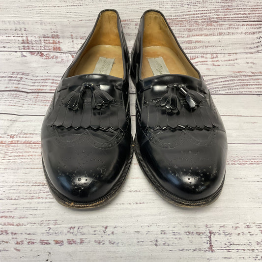 Mezlan Black Leather Tassle Loafer Casual Shoe Men Size 11 As-is