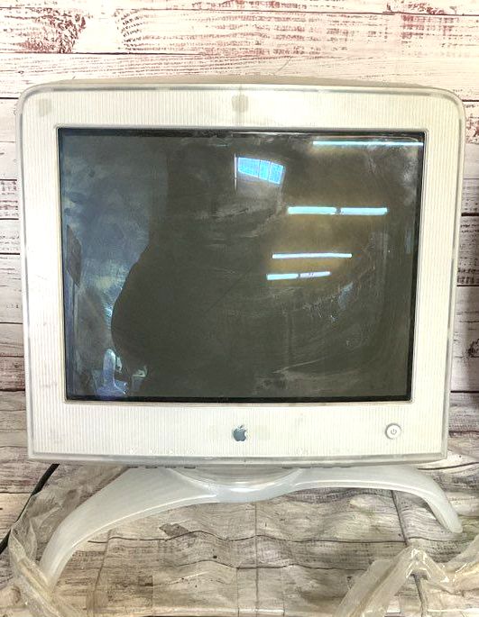 Apple Vintage Studio Display 17" CRT Monitor Power Mac G4 Tower Graphite