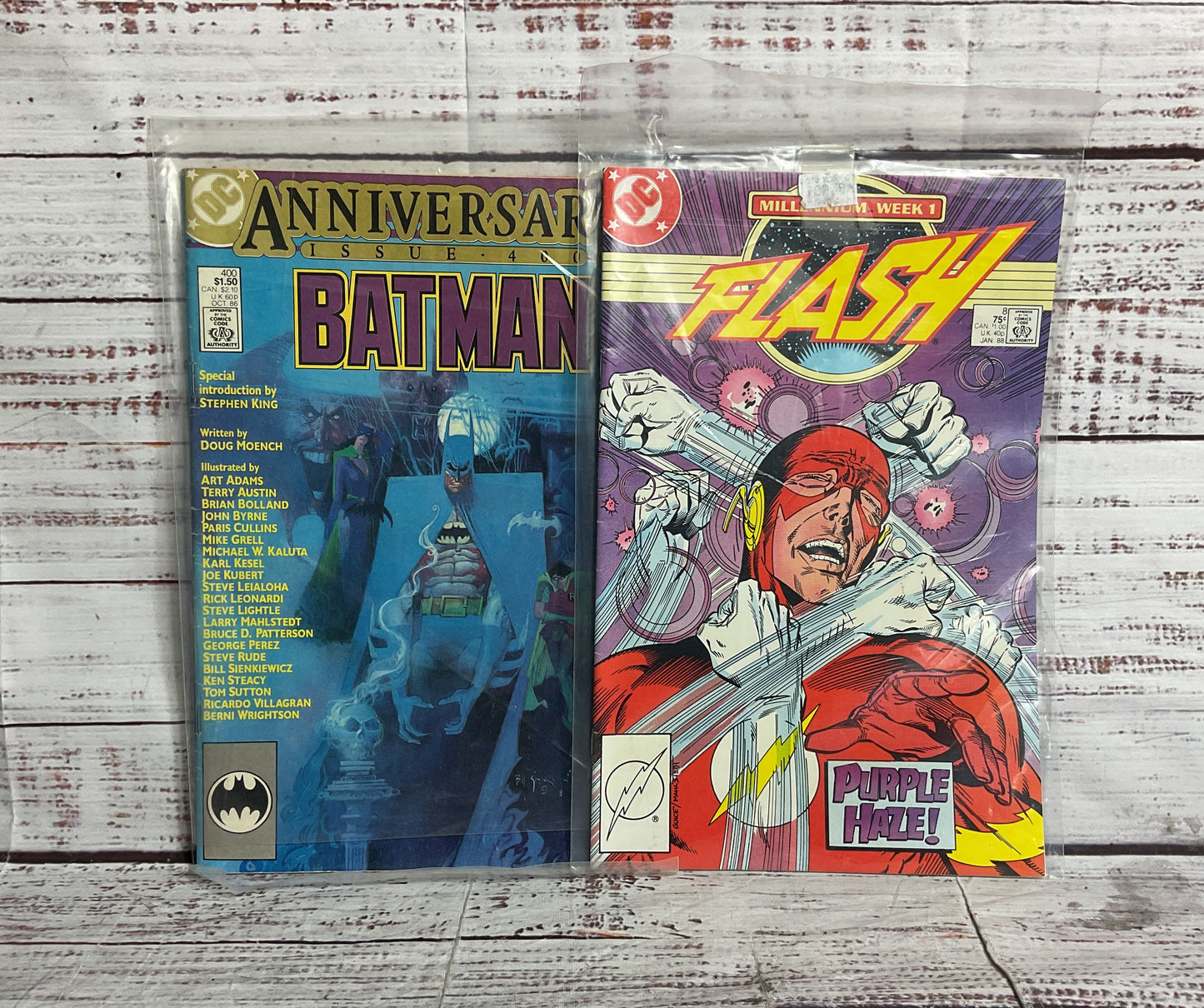 DC Comics Flash Batman Ghosts Collection of 5 Books
