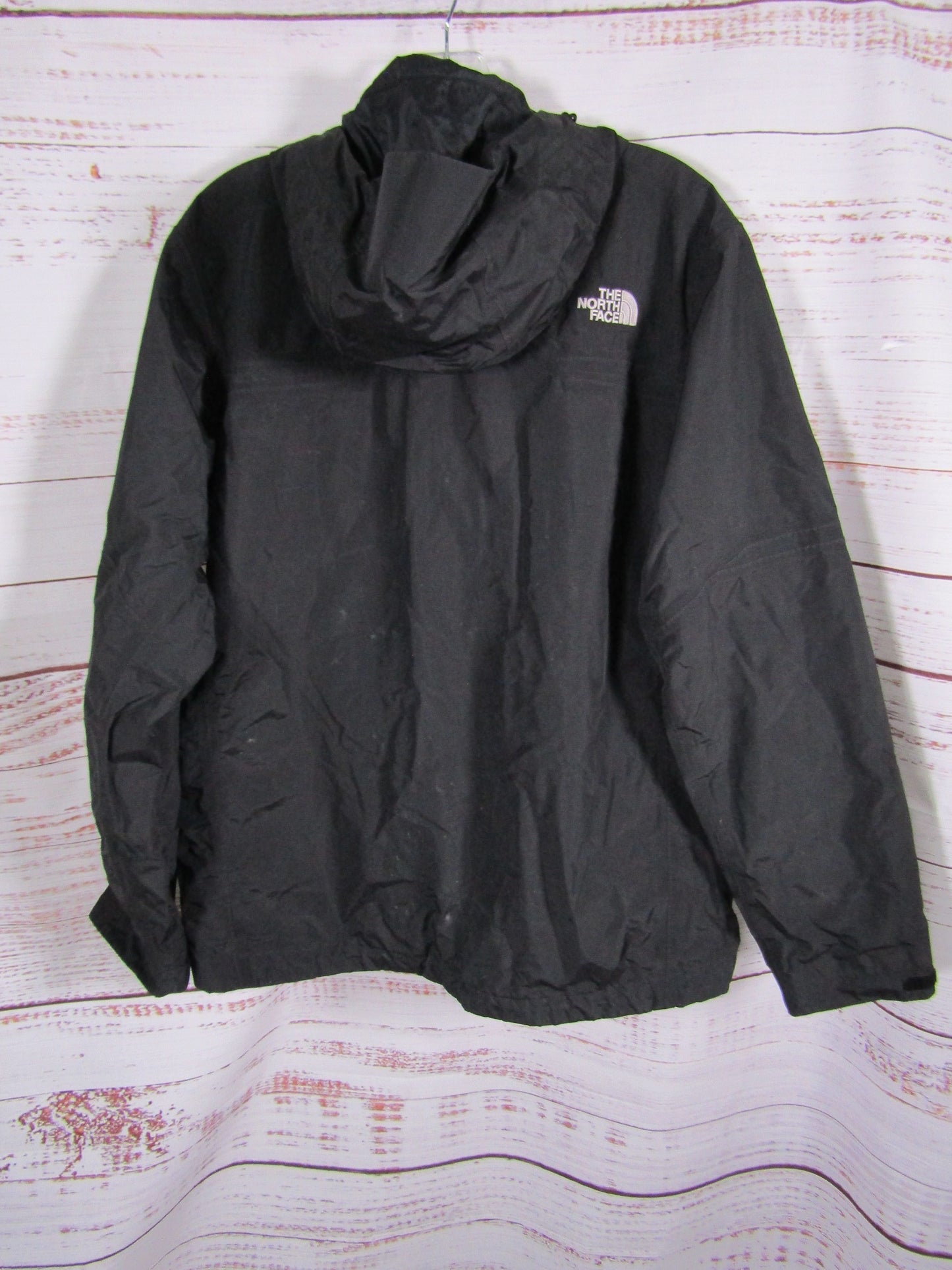 The North Face Men's Black Hooded Full Zip Jacket Size M