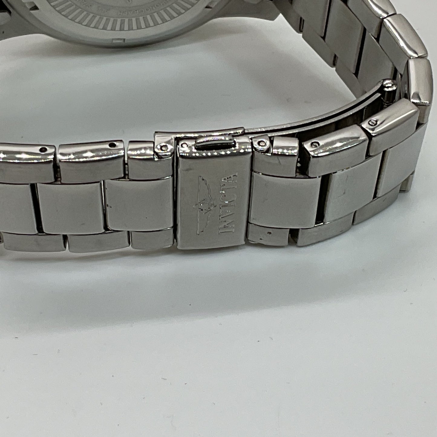 INVICTA Specialty Mod 6000 Men's 45mm Stainless Silver Tone Watch- NEEDS BATTERY