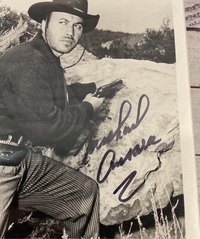 Michael Ansara Autograph Black & White Photo 8x10 Signed With COA