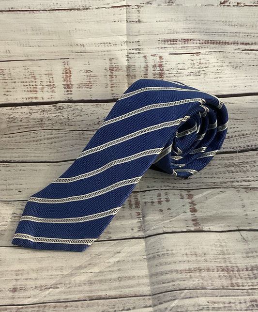 Boss Hugo Boss Tailored Striped Tie Blue Multicolor