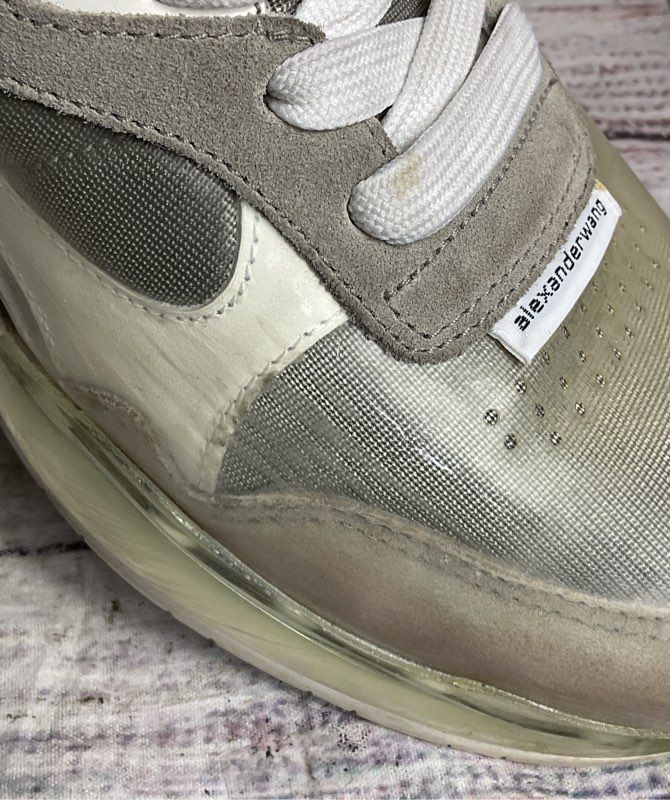 Alexander Wang Women's AWNYC Stadium Sneakers Gray 8.5