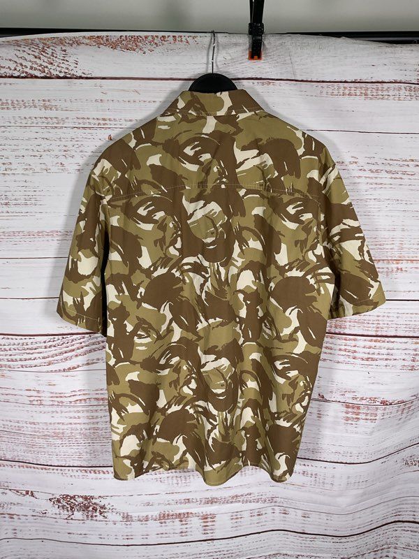 APC Rue Madame Paris Camo Button Up Shirt Size L