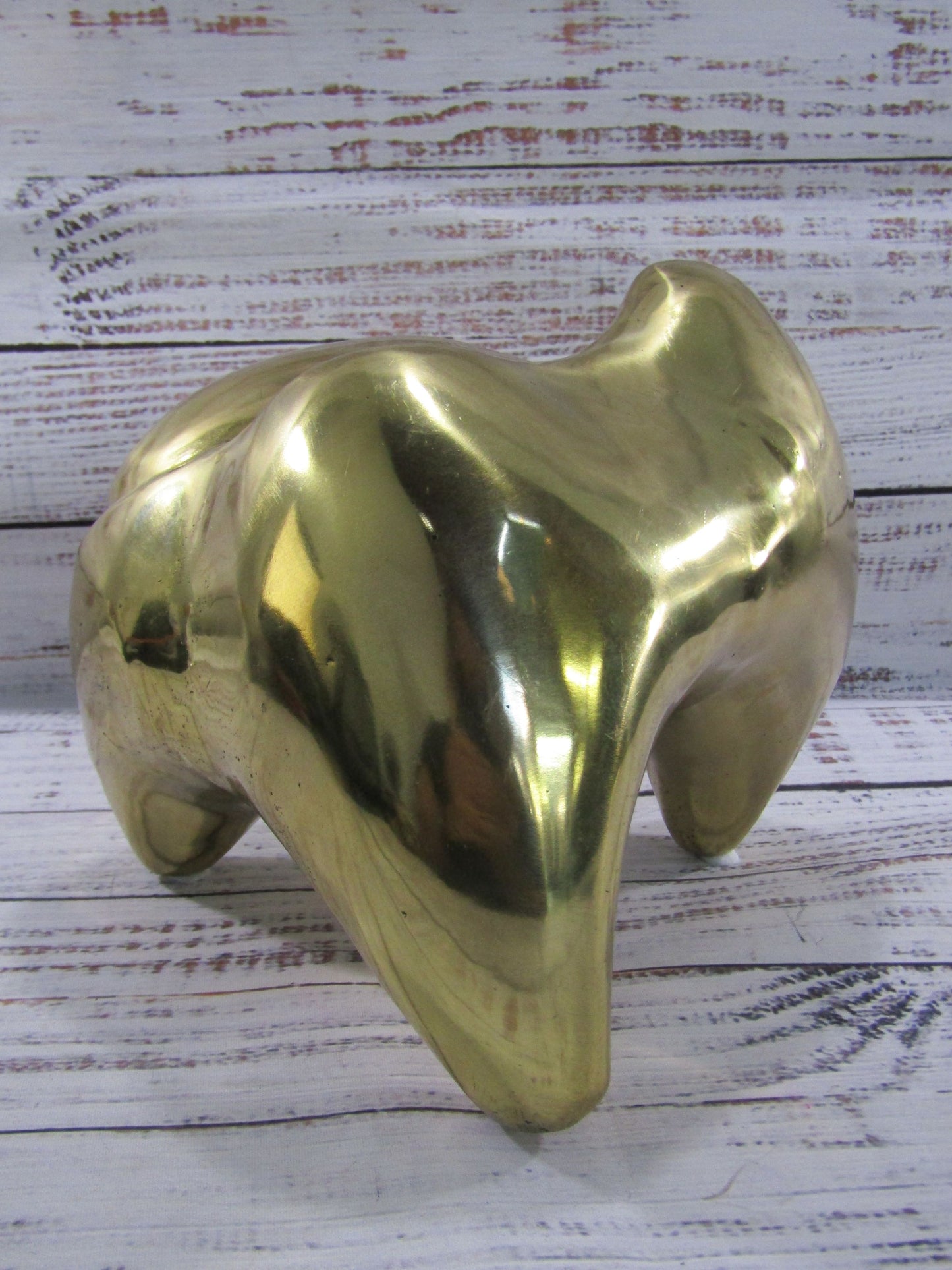 Noir Alien Brass Sculpture