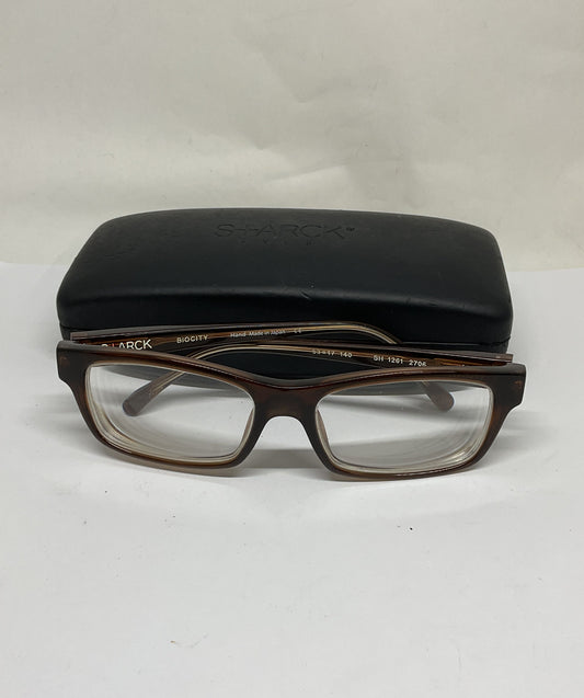 Starck Biocity SH 1261 2706 Brown Eyeglasses - Size 140 Handmade Japan
