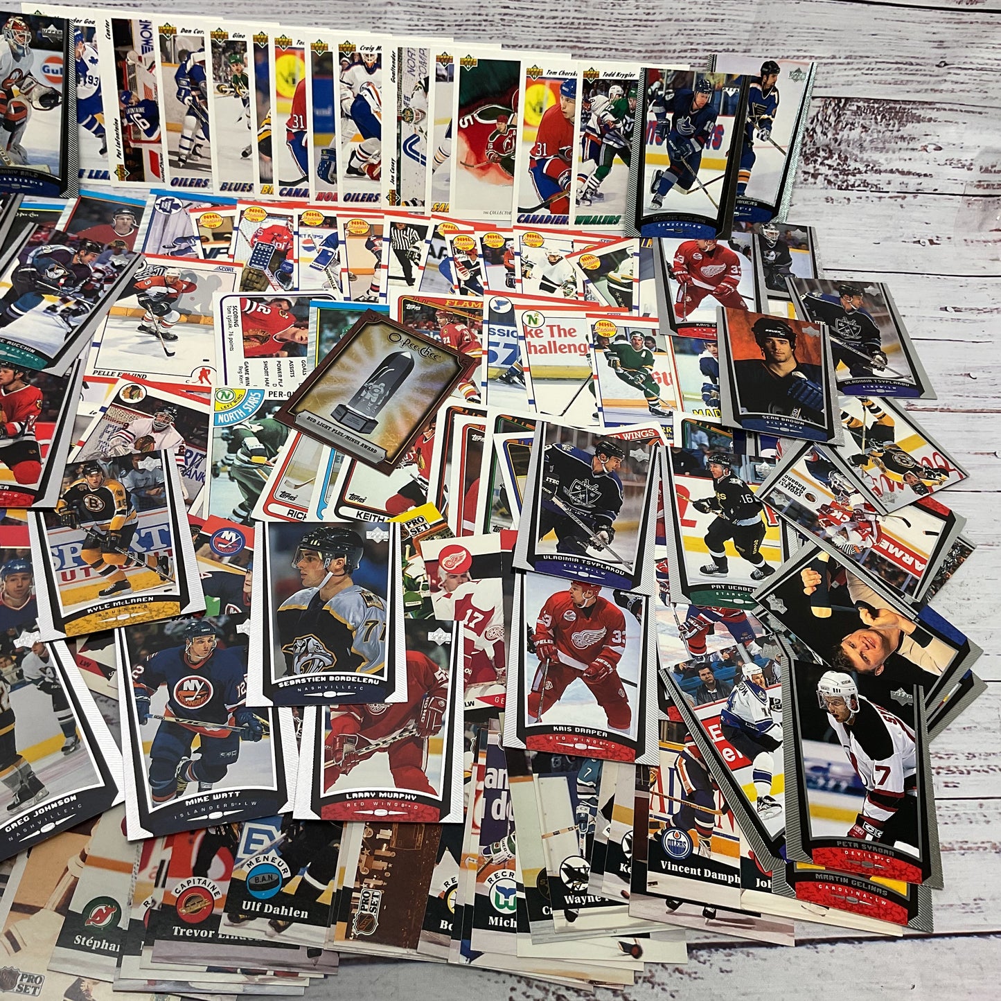 Mixed Brand NHL Hockey Trading Card Lot 150+
