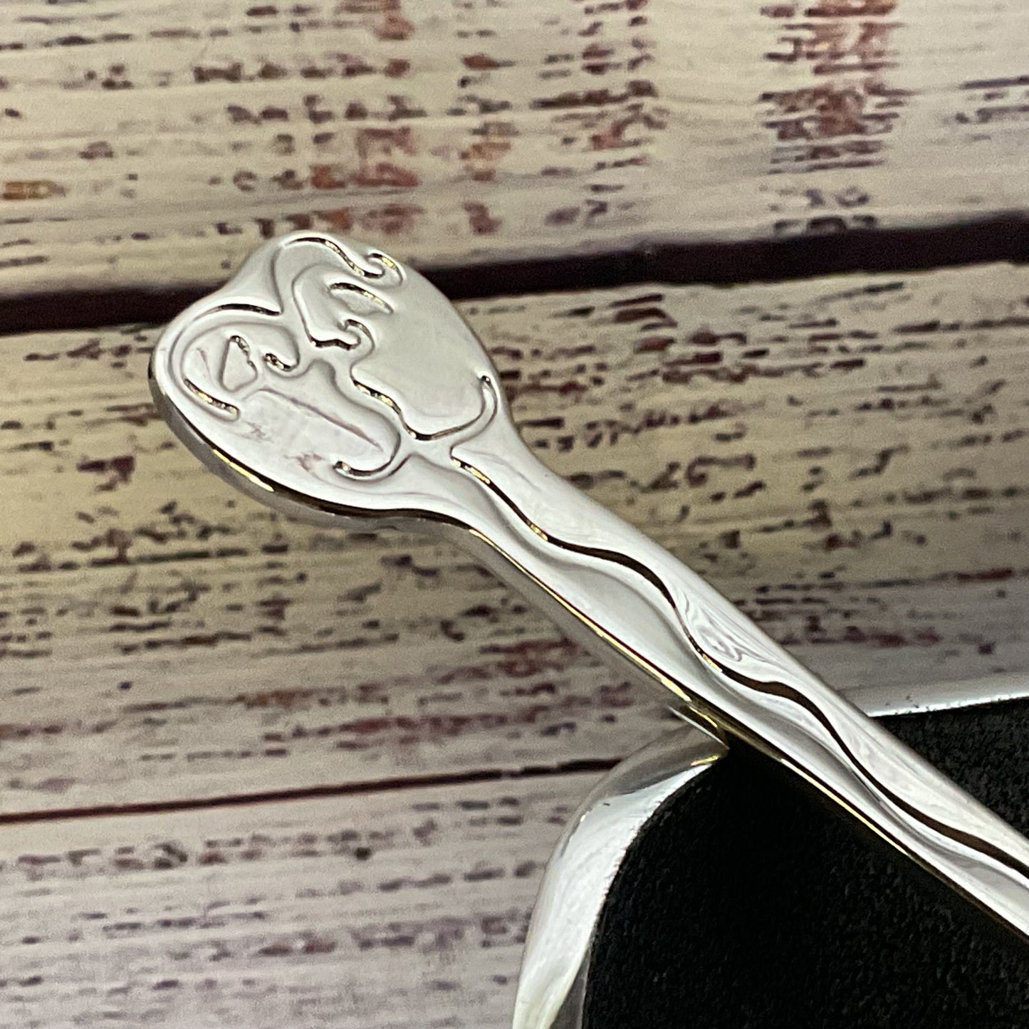 CARROL BOYES Stainless 4.5" Condiment Bowl & 5.5" Pickle/Olive Fork