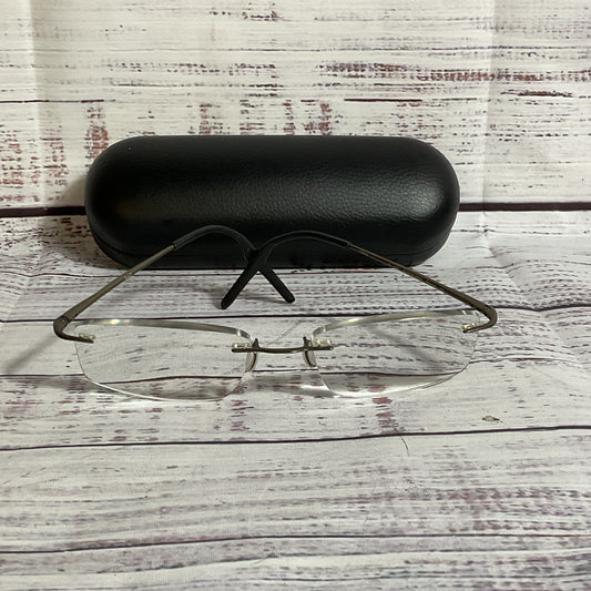 OAKLEY Keel Pewter Rimless Eyeglasses OX3122-0755 & Case 55[ ]18 136 FRAMES ONLY