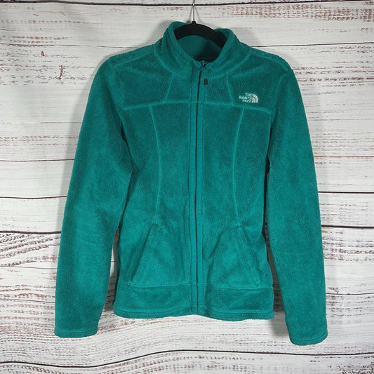 The North Face Teal Full Zip Fleece Jacket Women's Size Small