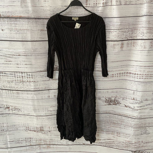 NWT Alquema Black Smash Pocket Midi Dress - Size 2