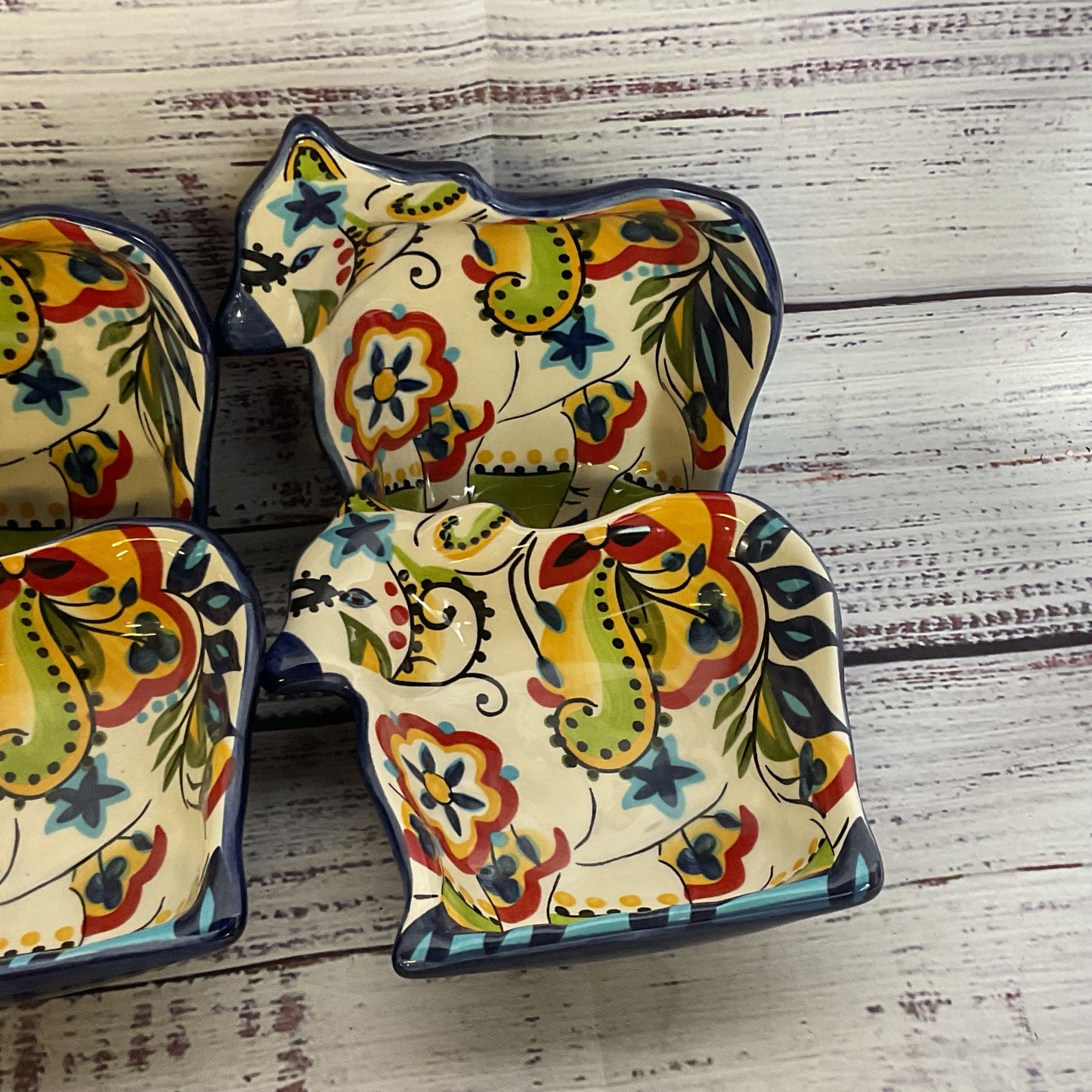 Set of 6 ESPANIA Lifestyle Bocca Cow Sauce/Condiment Dishes- 4" x 4.25"