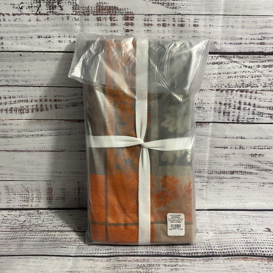 NEW Williams Sonoma Set Of 4 Acorn Harvest Jacquard Autumn/Fall Dinner Napkins