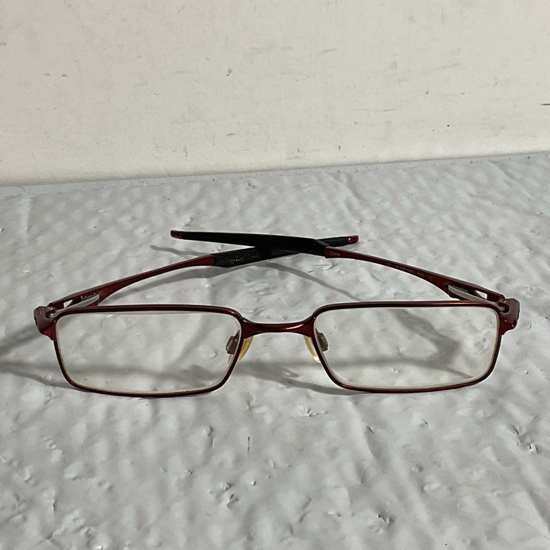 OAKLEY Mono Shock OX3098-0450 Brick Red Rectangle Eyeglasses FRAMES- 50[ ]18 137