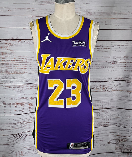 NBA Air Jordan LeBron James 23 Lakers Sports Jersey Purple S