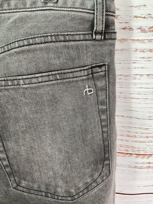 Rag & Bone Jeans Men's 31x30 Gray Fit 2 Slim Cotton Blend