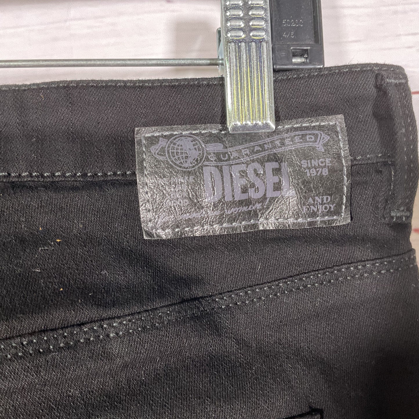 NWT DIESEL Skinzee High-XP Women's Black Super Slim Skinny Jeans- SZ 31W x 30L