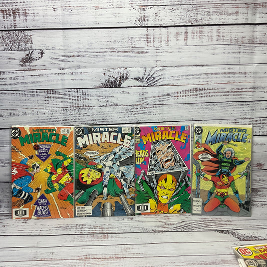 Mister Miracle Issues 10,11,12,18 Marvel Comics 1989 Lot Of 4 Comics
