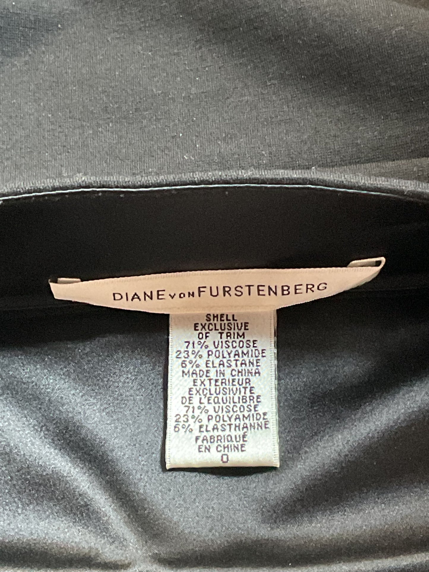 Diane von Furstenberg Black Skirt - Size 0