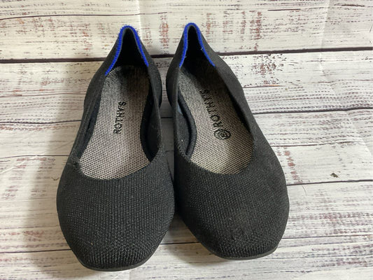 ROTHYS Women's Black Knit Flat Shoes- SZ 9.5