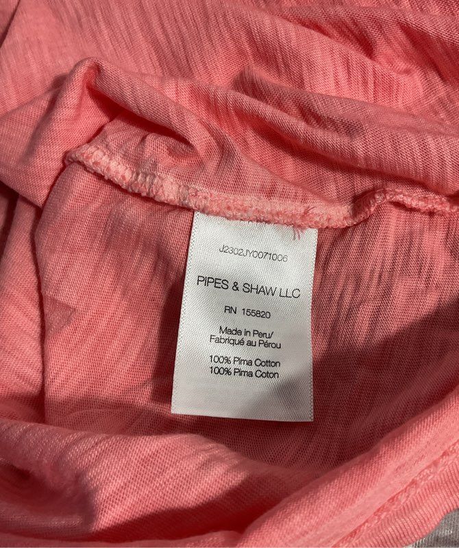 Veronica Beard Women's Ruffle Sleeve Top Salmon Pink Size M