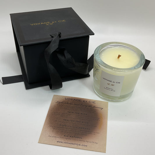 NEW VOYAGE ET CIE Boston Pumpkin Spice Fragrance Candle Small Votive
