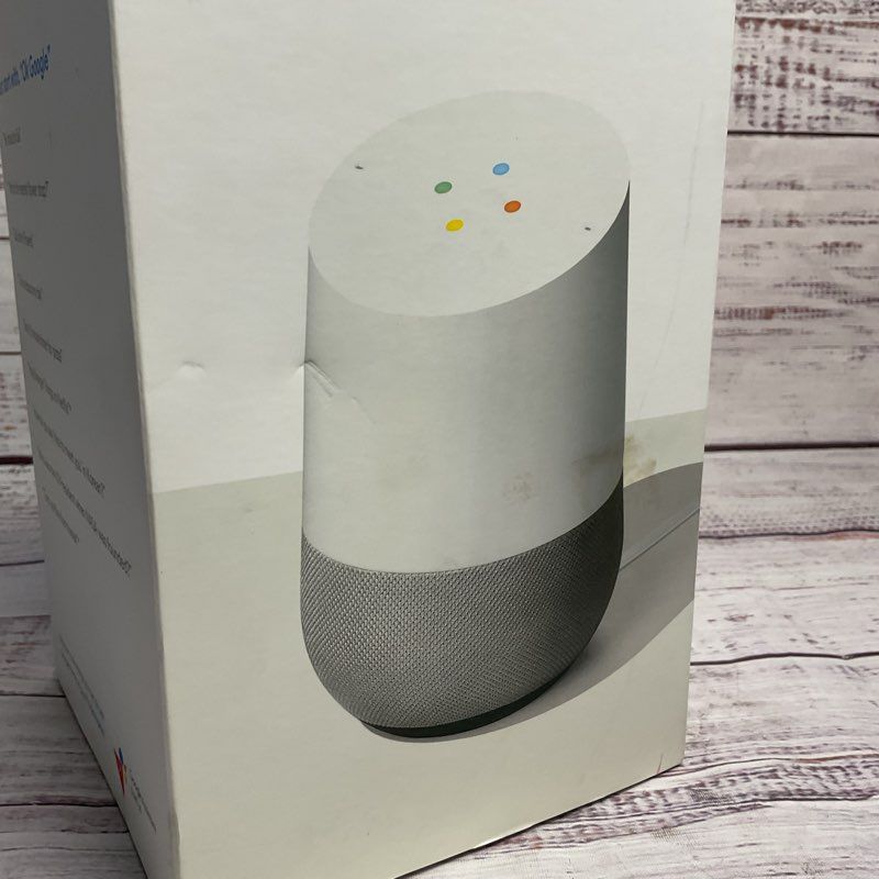 Google Home GA3A00417A14 White & Slate Smart Speaker