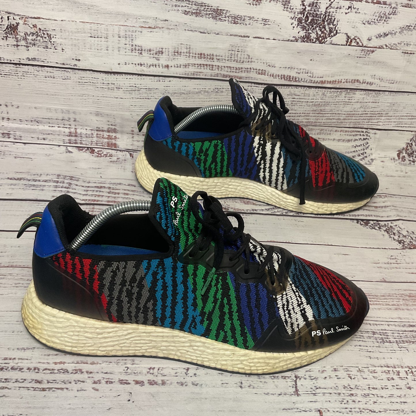 Paul Smith Krios Zebra Multicolor Sneaker Shoe Men Size 11-12?