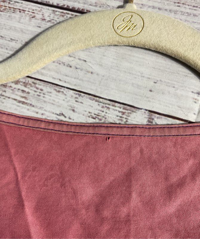 Christian Dior Women's Pink With White Embroidered Top Size 9 Cotton