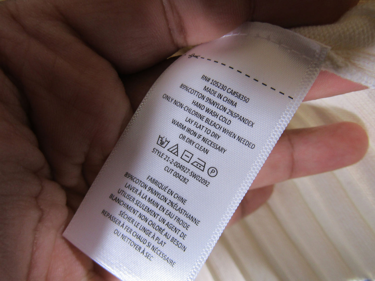 Joie Wassily Women's Porcelain White Ribbed Tank Top Size XXS