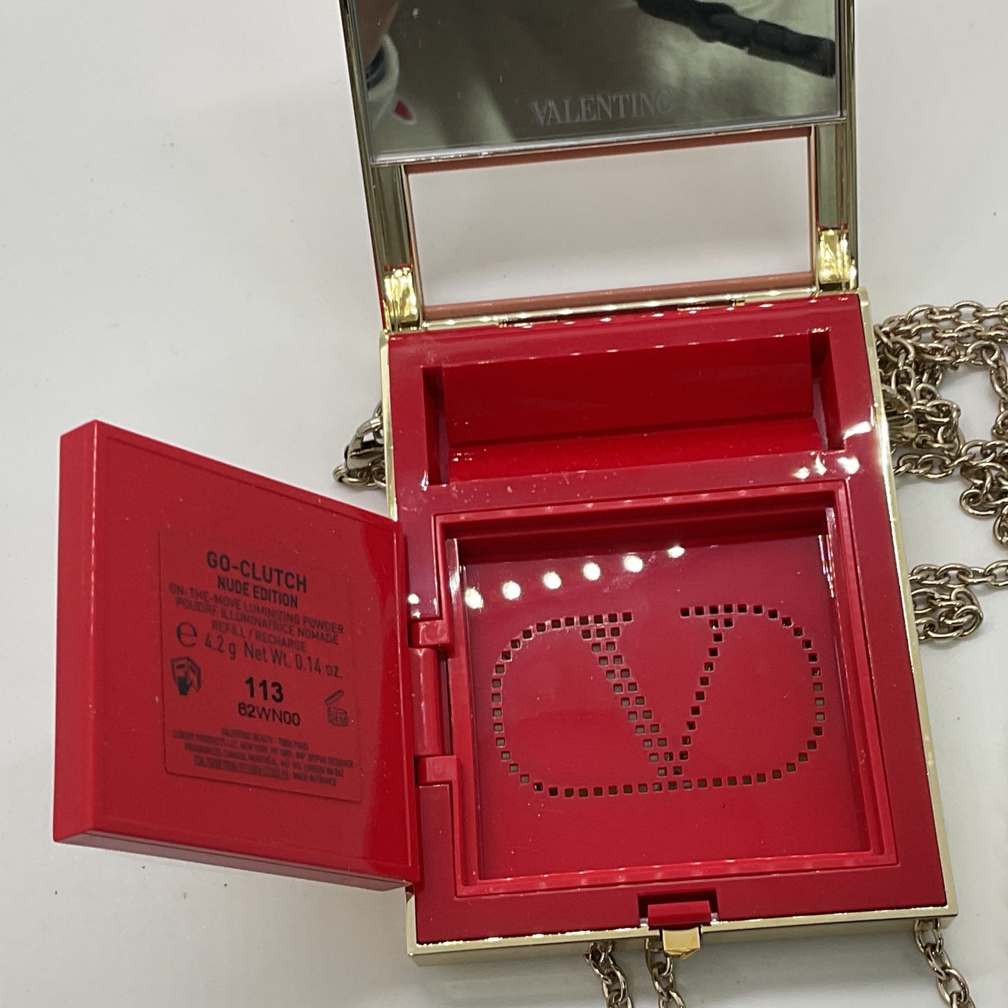 VALENTINO Go-Clutch Refillable Powder Make Up Compact (COMPACT ONLY)