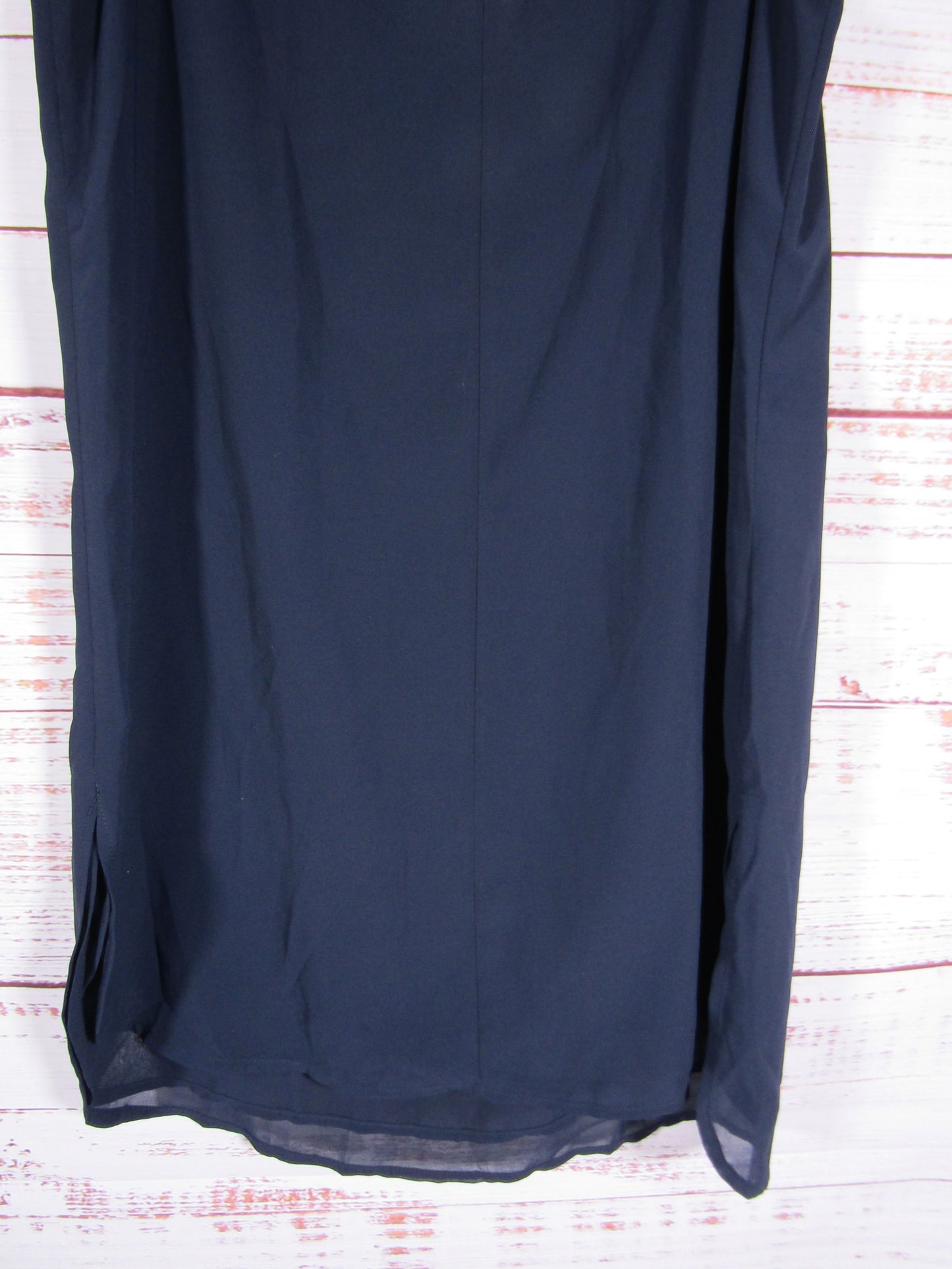 A. Marsi Women's Navy Blue Sleeveless Tank Blouse Size 44 Made in Italy