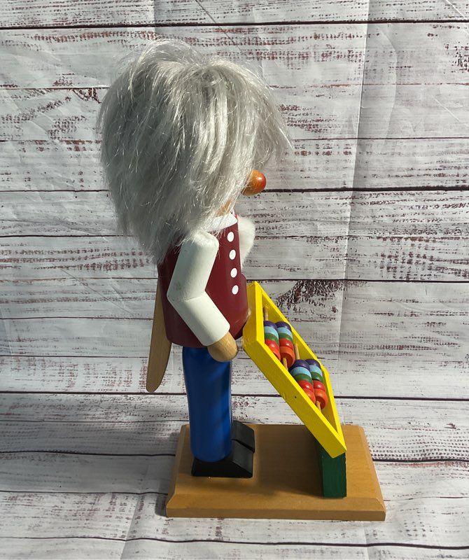 Vintage Steinbach Nutcracker S602 Physicist Albert Einstein 14"