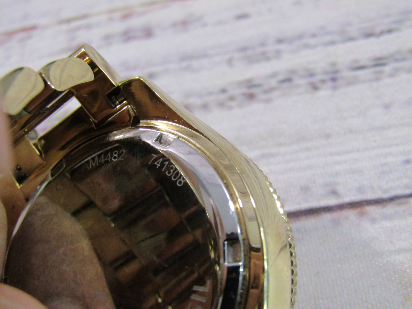 Fossil Cecile Women's Gold Tone Stainless Steel Quartz Chronograph Watch AM4482