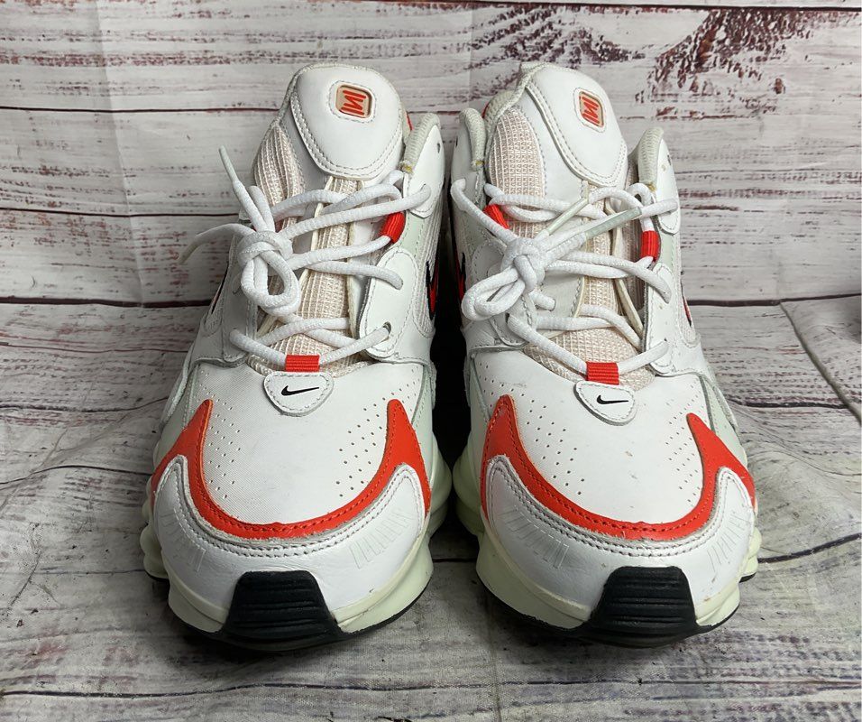 Nike Women's Shox TL Nova Sneakers White Team Orange 9