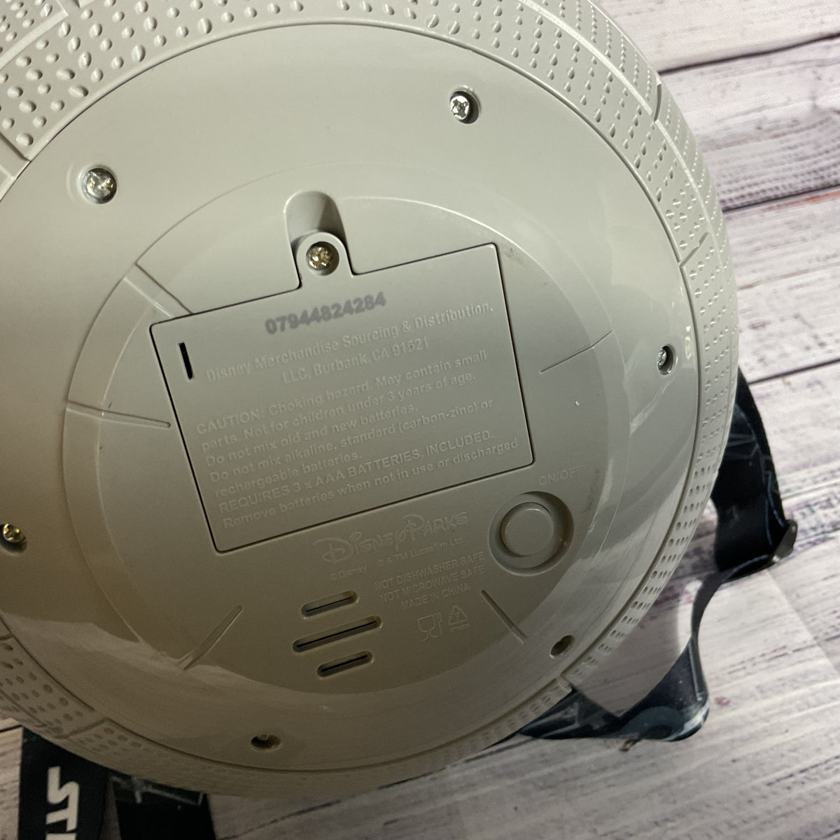 DISNEY PARKS Star Wars Death Star Light Up Sound Popcorn Bucket