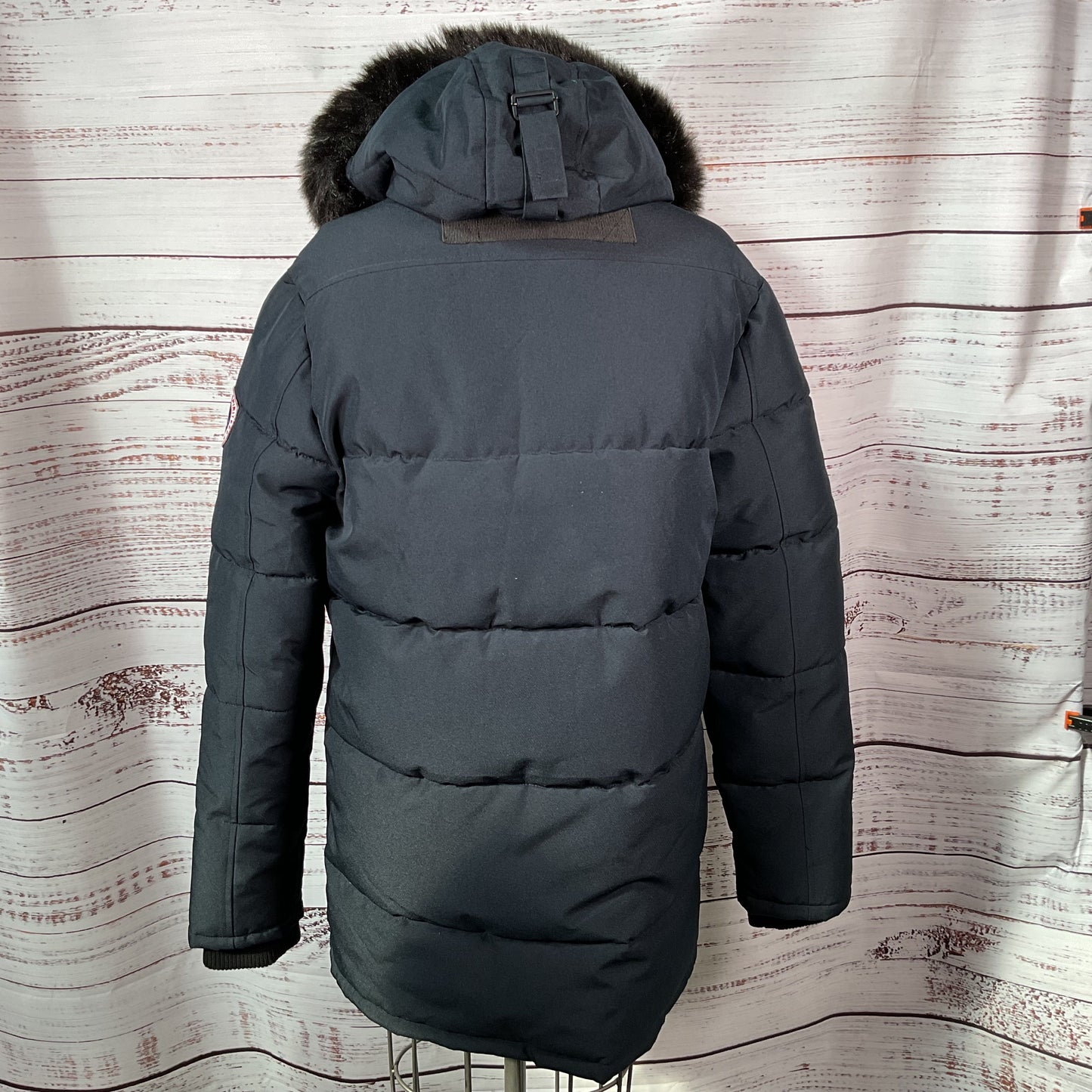 PUREMSX Women's Black All Weather Conditions Mountain Coat with Hood- SZ L