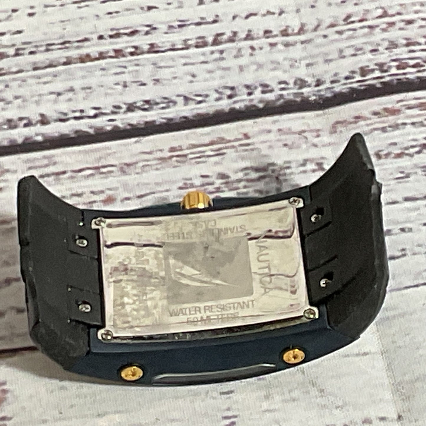 NAUTICA Blue Men's Chrono Watch- NEEDS BATTERY AND BAND