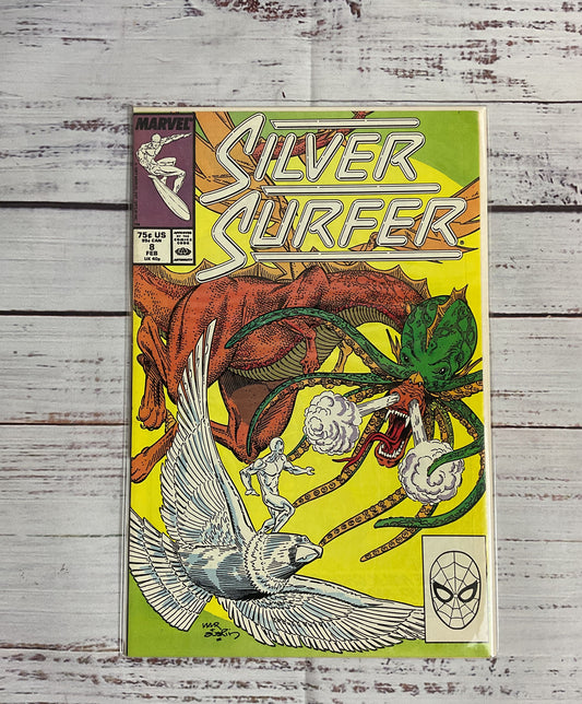 NEAR MINT Marvel LOT of 10 1987-1988 Silver Surfer Comic Books