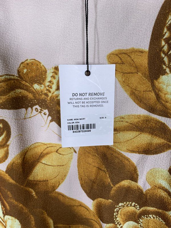 NWT Miaou Moni Midi Skirt Floral Graphic Print Women's Size S