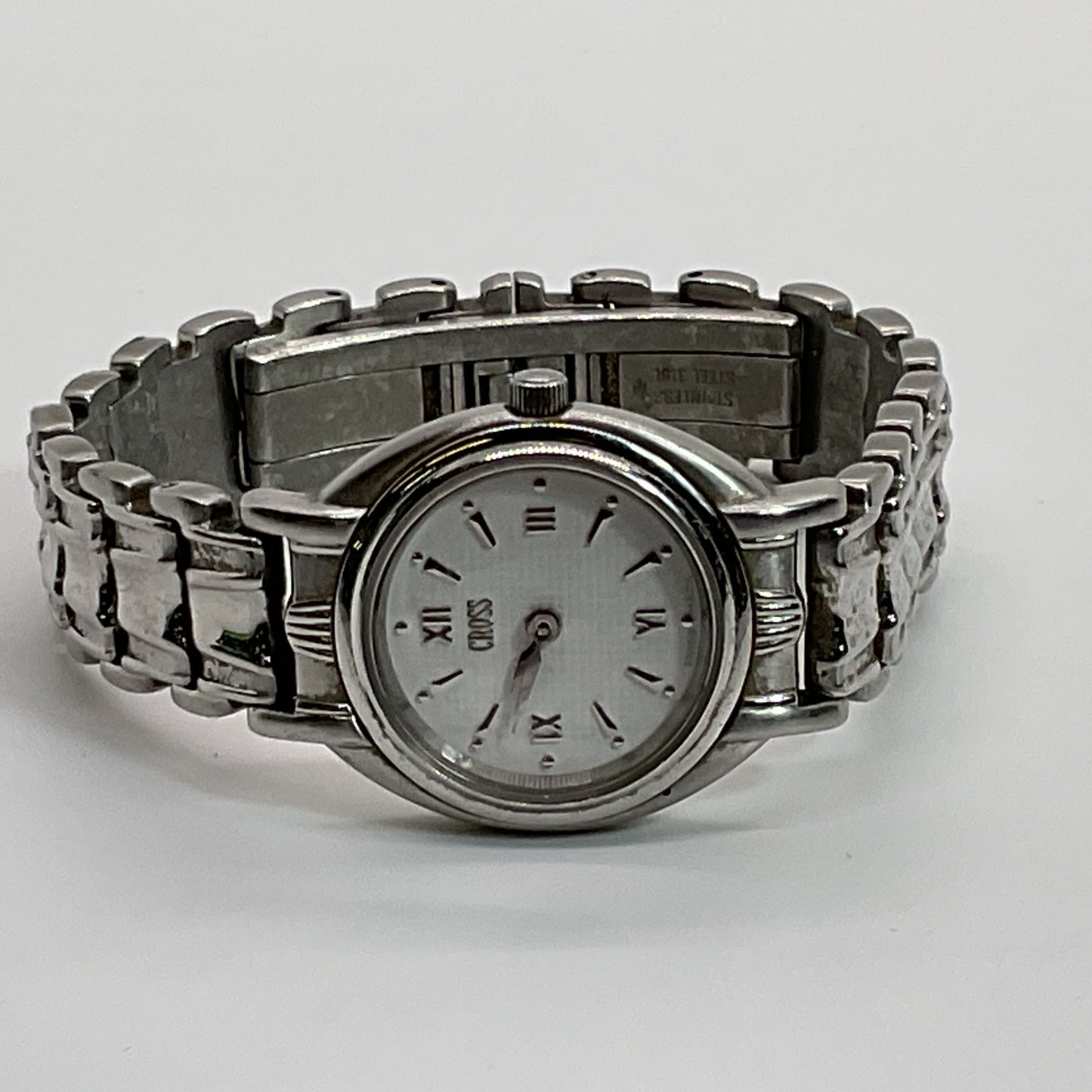 CROSS LW10A Women's Silver Tone Stainless Steel Watch- 5.75"