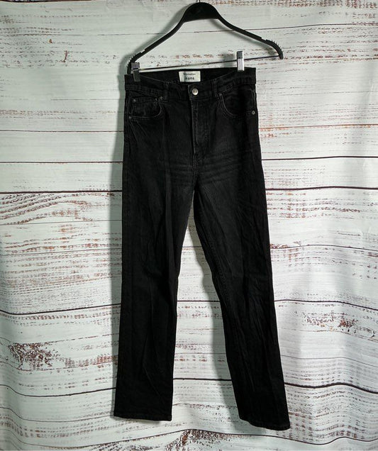 Women's Reformation Black High Waist Straight leg Jeans Size 27