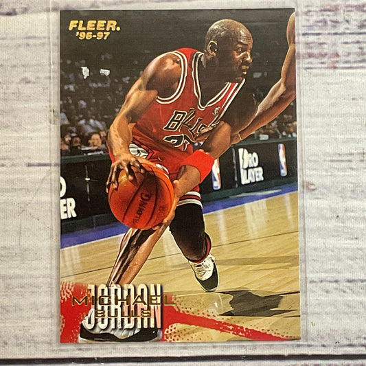1996 Fleer/Skybox MICHAEL JORDAN Basketball #13 Card