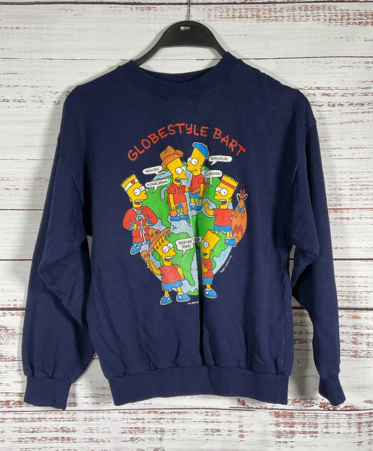 Bright Futures Globestyle The Simpsons Bart Sweater Multicolor Boys Size 11-12