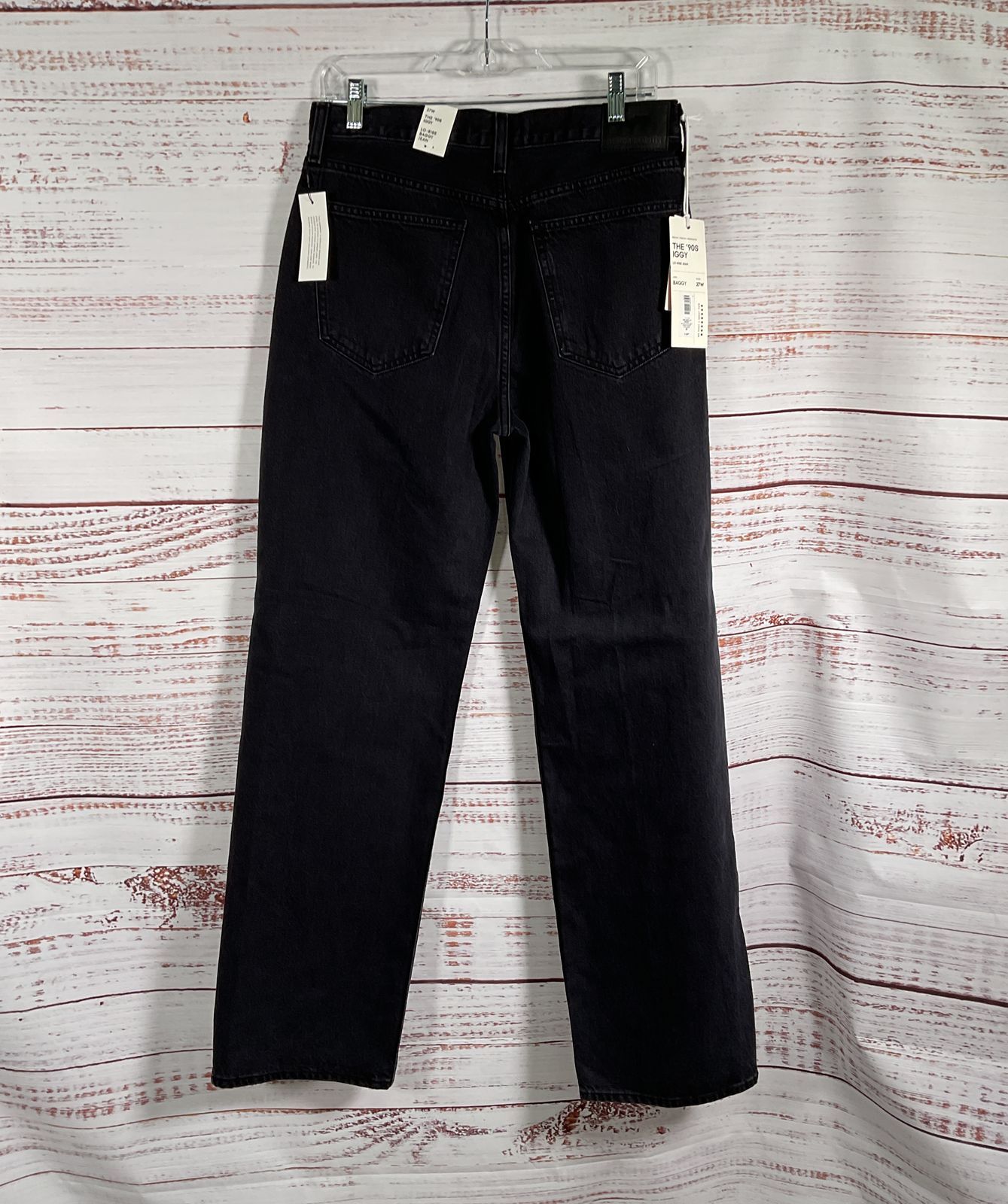 Denim Forum The 90s Iggy Lo-Rise Baggy Jeans Black 27