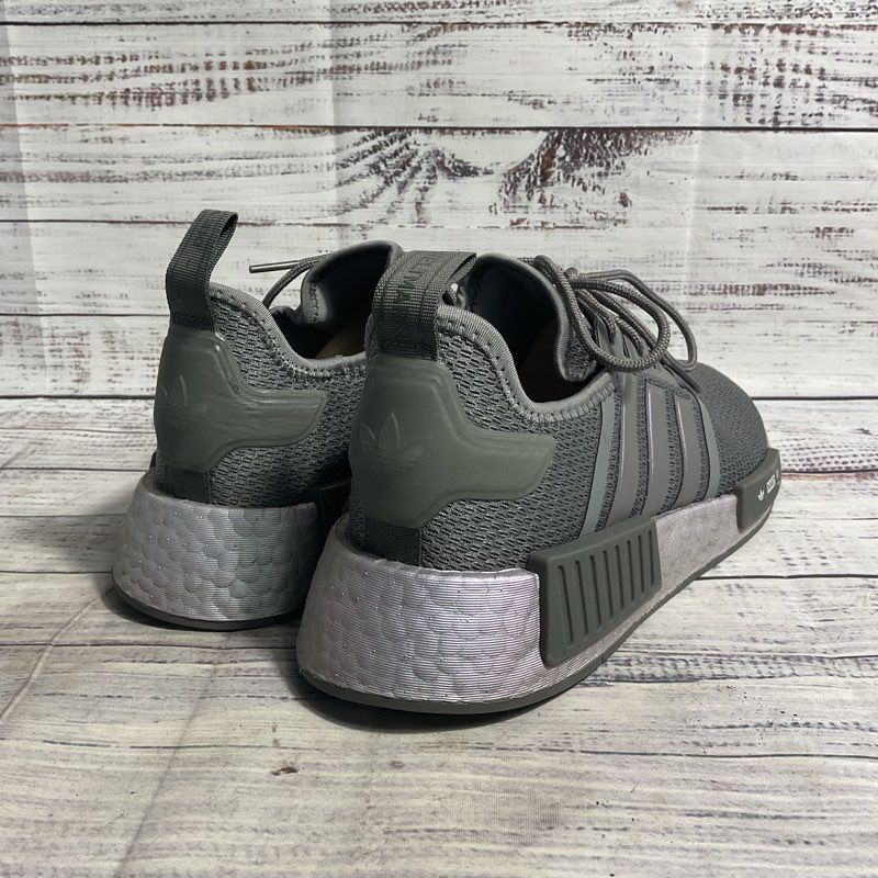 NWOT Adidas NMD_R1 Grey Pearlescent Detail Running Sneaker Men's 7.5