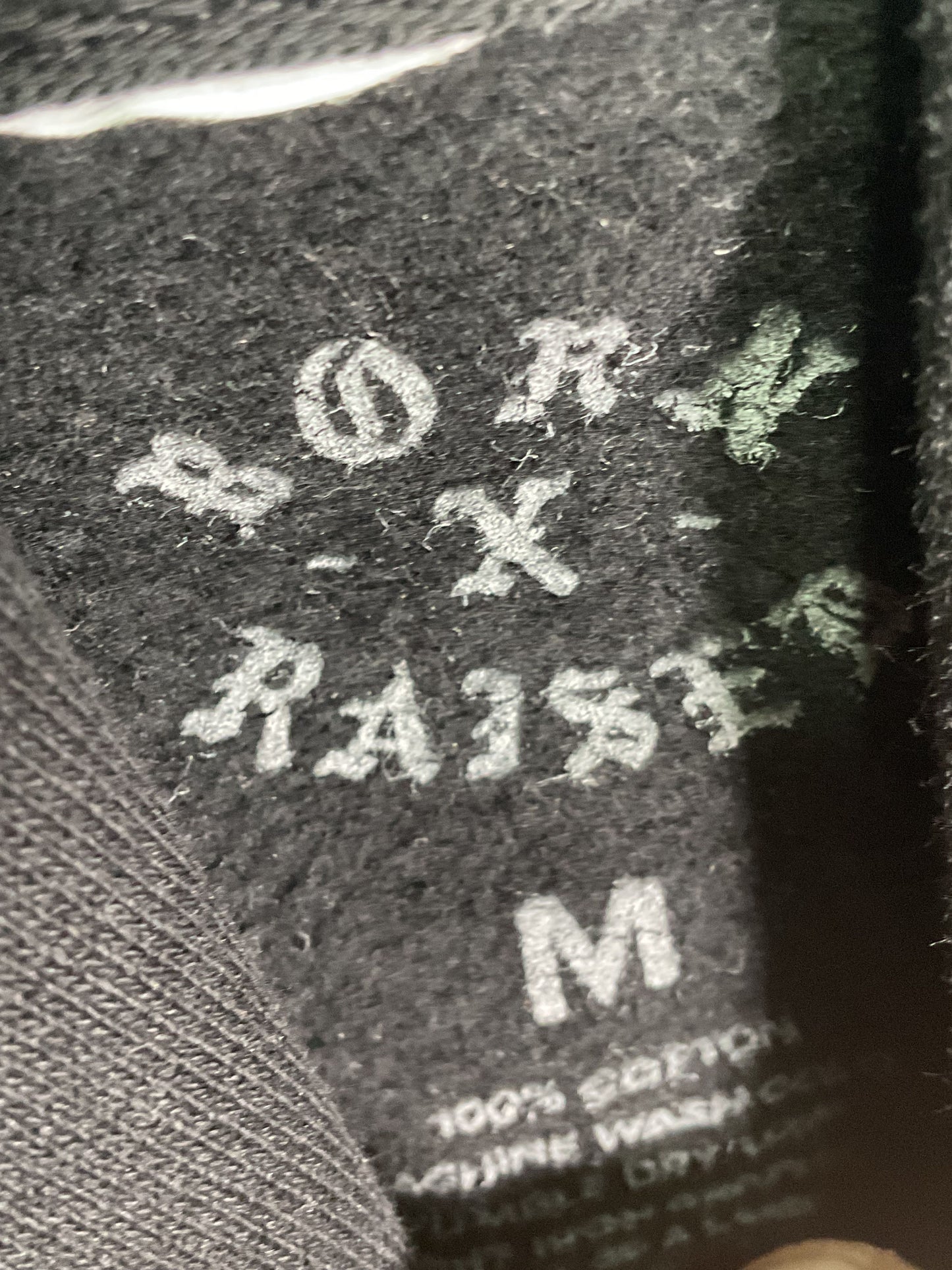 Born x Raised Black Fight For Those Who Can't Hoodie - Size M