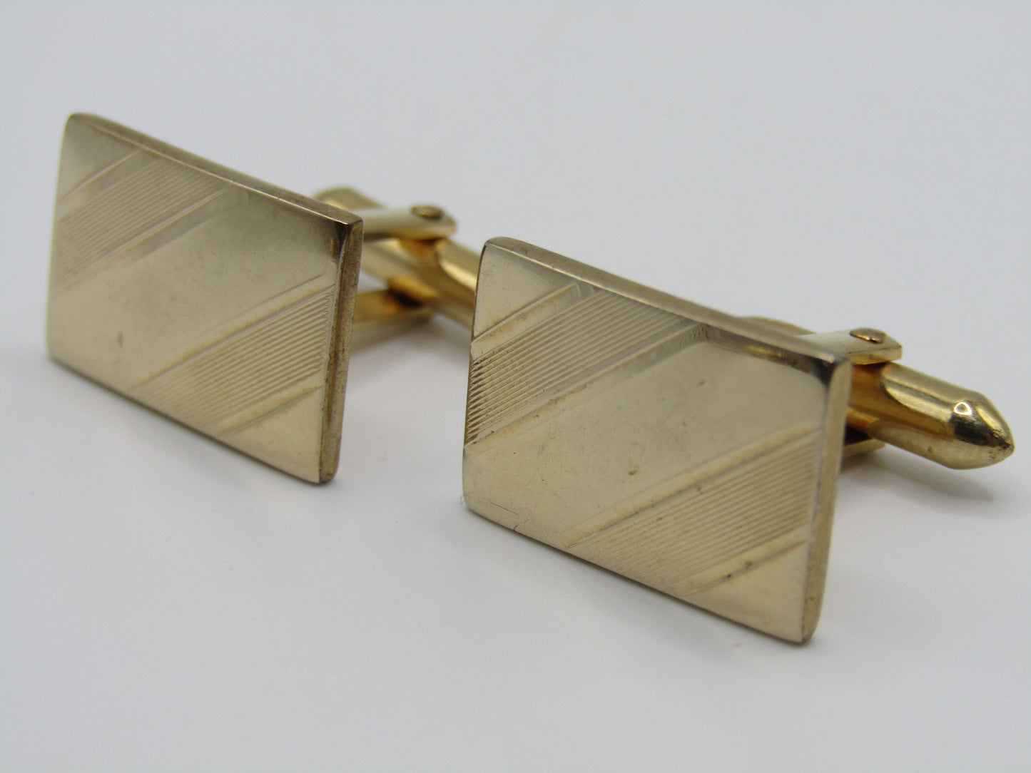 Set of 2 Vintage 12k & 14k Gold Filled Cufflinks