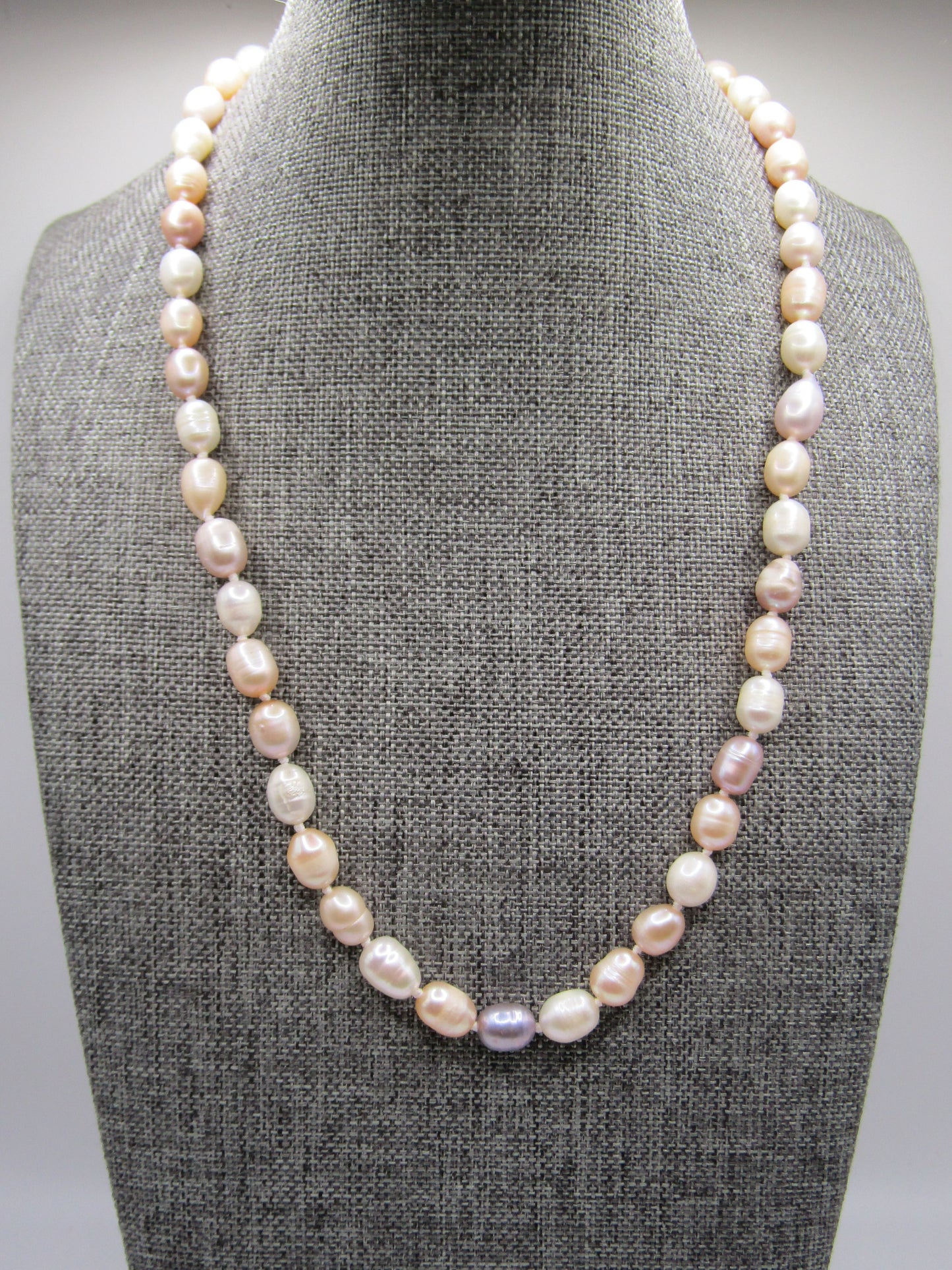 18" 7mm Freshwater Baroque Pearl Necklace